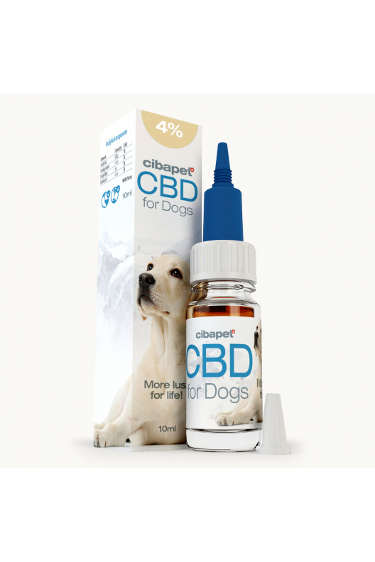 Huile de CBD 4% Pour Chiens