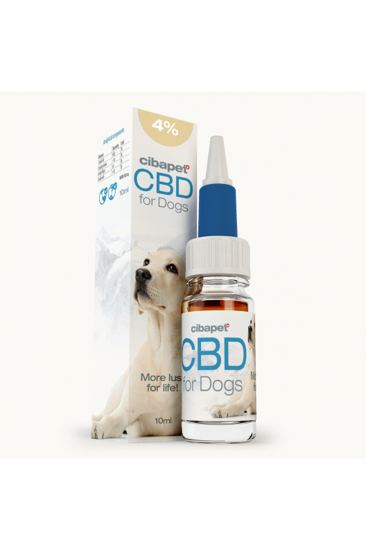 Huile de CBD 4% Pour Chiens
